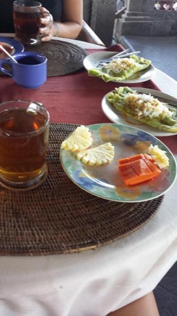 Petit-déjeuner à Ubud